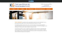 Desktop Screenshot of kevingalbraithlaw.com